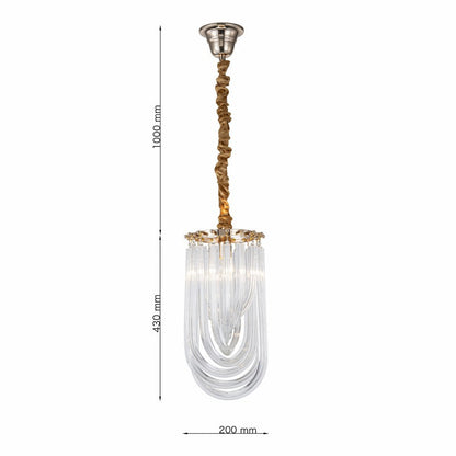 Lámpara colgante de cristal EINH - CLN130-D20