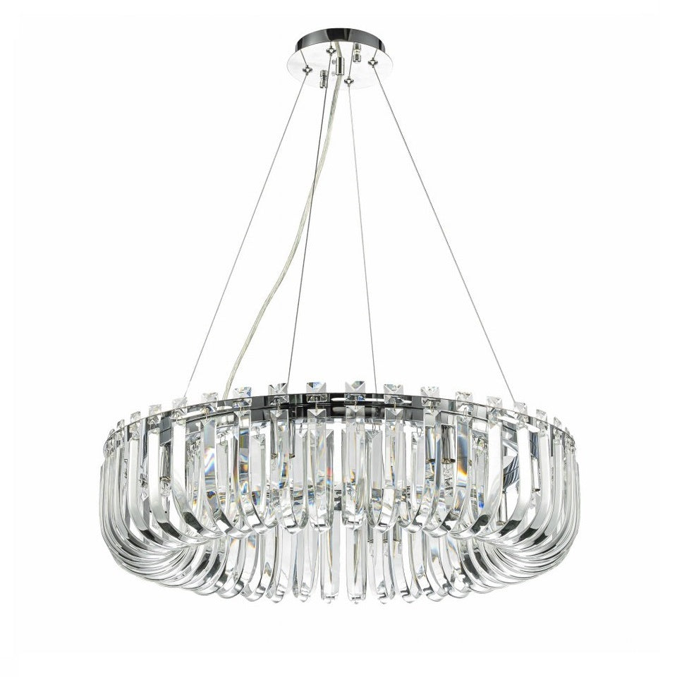 Lámpara colgante de cristal CARV - CLN131-D60P