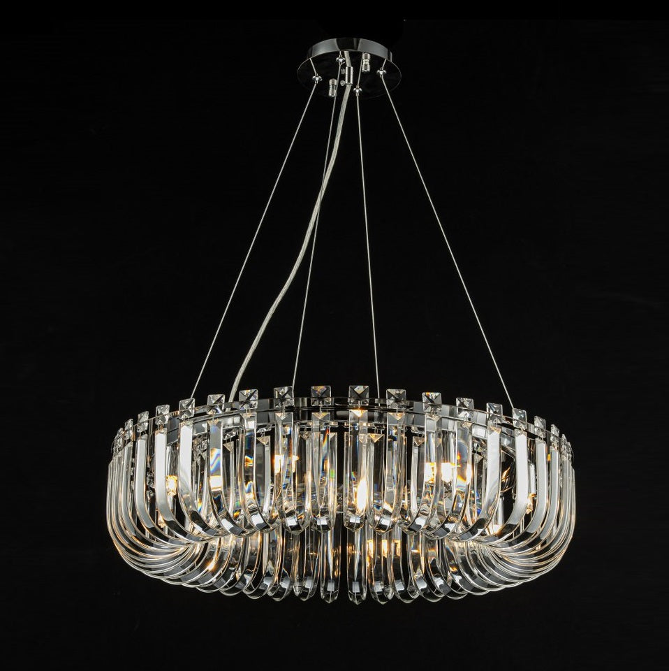 Lámpara colgante de cristal CARV - CLN131-D60P