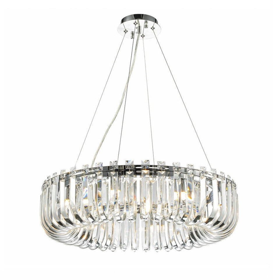 Lámpara colgante de cristal CARV - CLN131-D60P