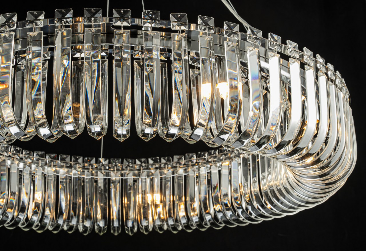 Lámpara colgante de cristal CARV - CLN131-D80P