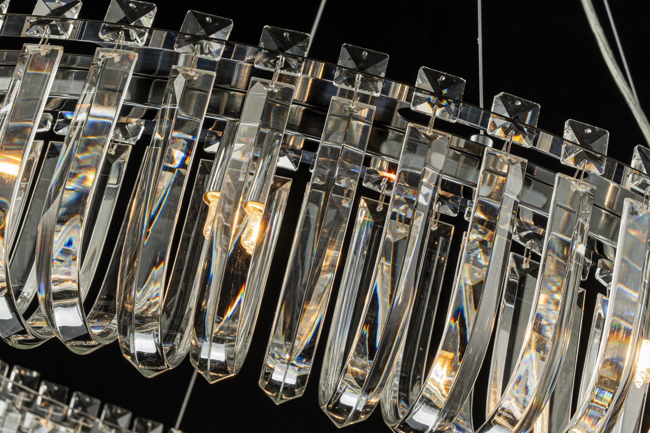 Lámpara colgante de cristal CARV - CLN131-D80P