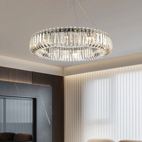 Lámpara colgante de cristal CARV - CLN131-D80P