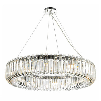 Lámpara colgante de cristal CARV - CLN131-D80P