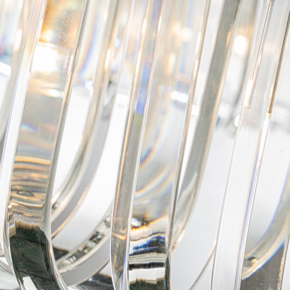 Lámpara colgante de cristal CARV - CLN131-D80P