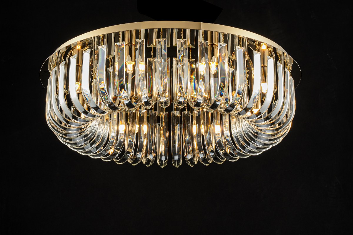 Lámpara techo de cristal CARV - CLN132-D60C