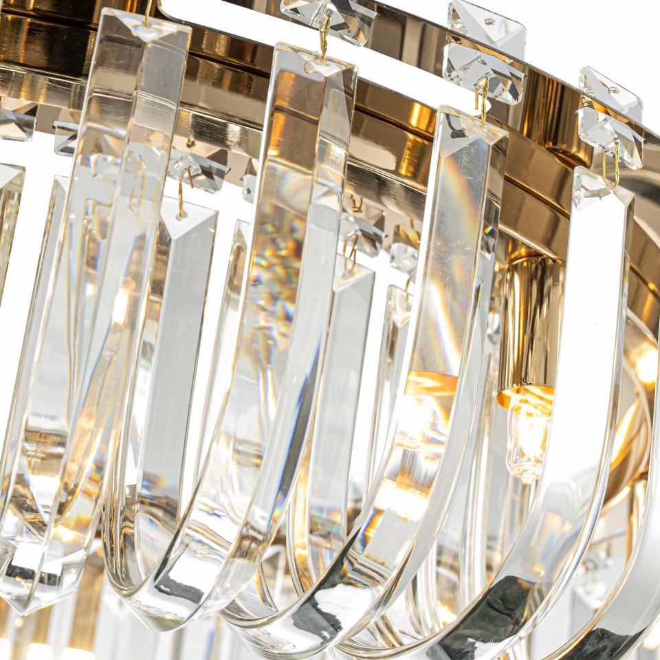 Lámpara colgante de cristal CARV - CLN132-D60P