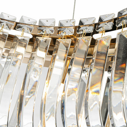 Lámpara colgante de cristal CARV - CLN132-D60P