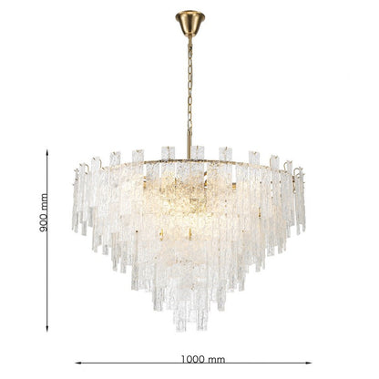 ICELUX Lampara colgante de cristal CLN133-D100