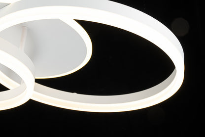 Lampara 2 Aros Led CCT Regulable Blanco