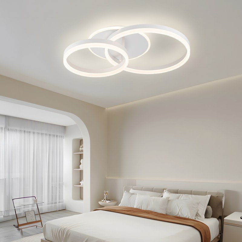 Lampara 2 Aros Led CCT Regulable Blanco