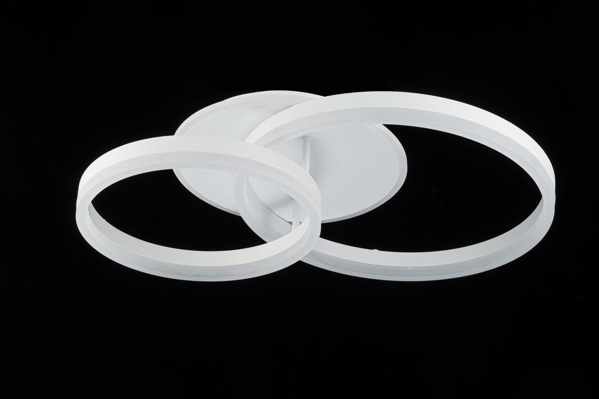 Lampara 2 Aros Led CCT Regulable Blanco