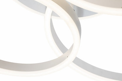 Lampara 4 Aros Led CCT Regulable Blanco