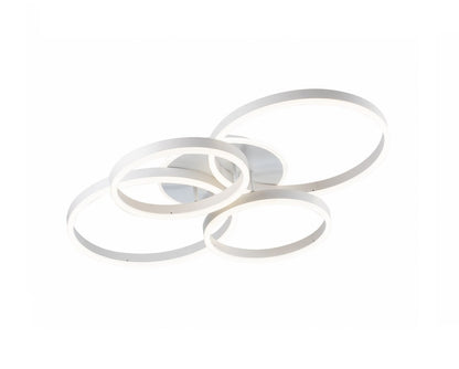 Lampara 4 Aros Led CCT Regulable Blanco