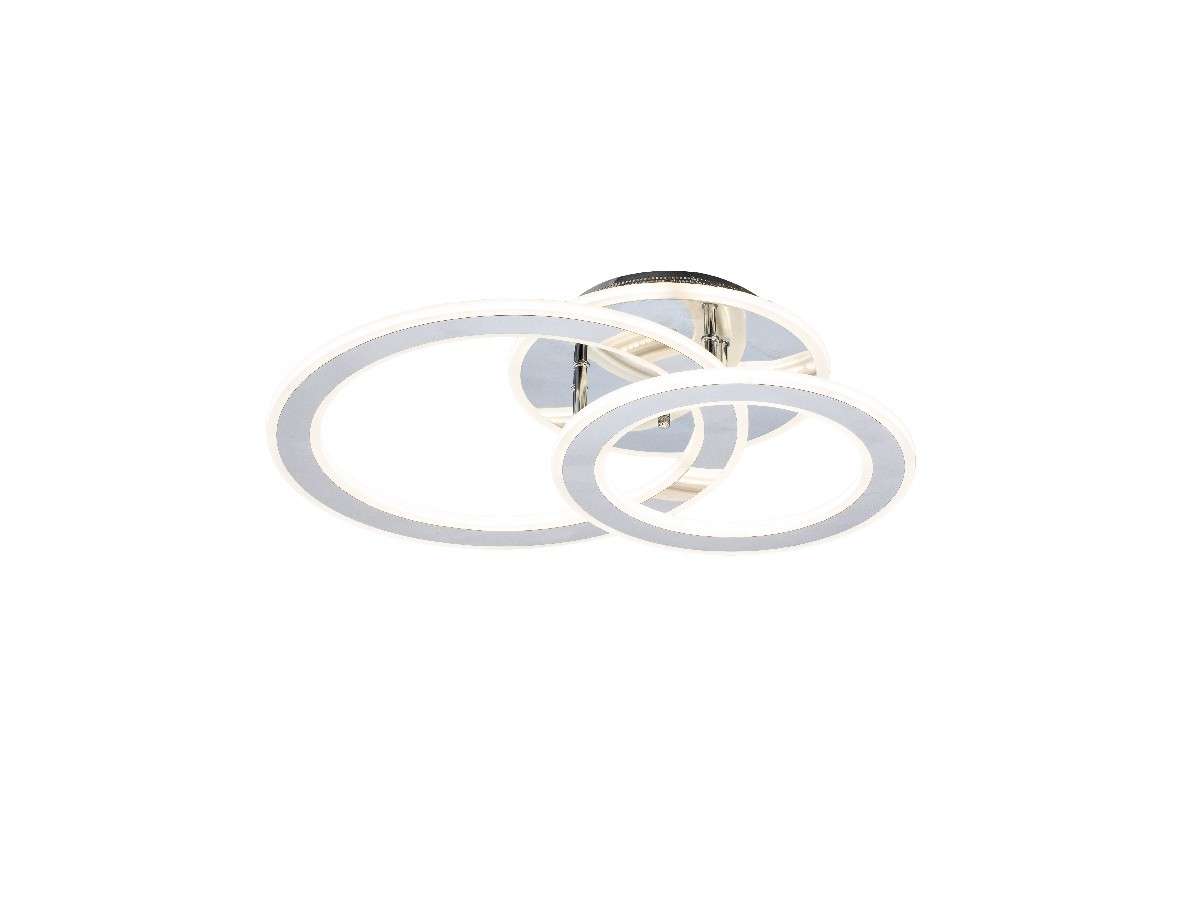 Lampara de techo led 3 Aros Gris