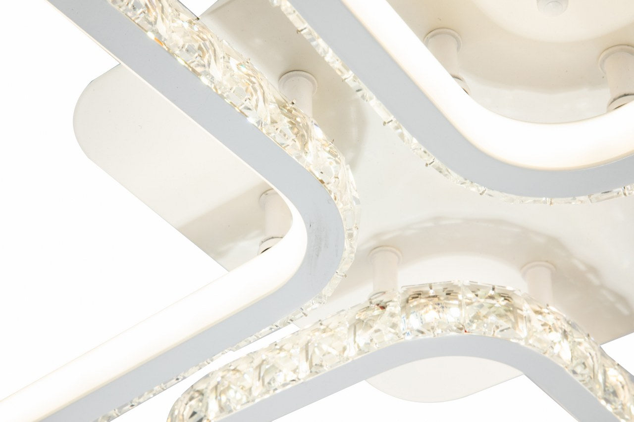 Lámpara de techo DIAMANT WH FL604-4C