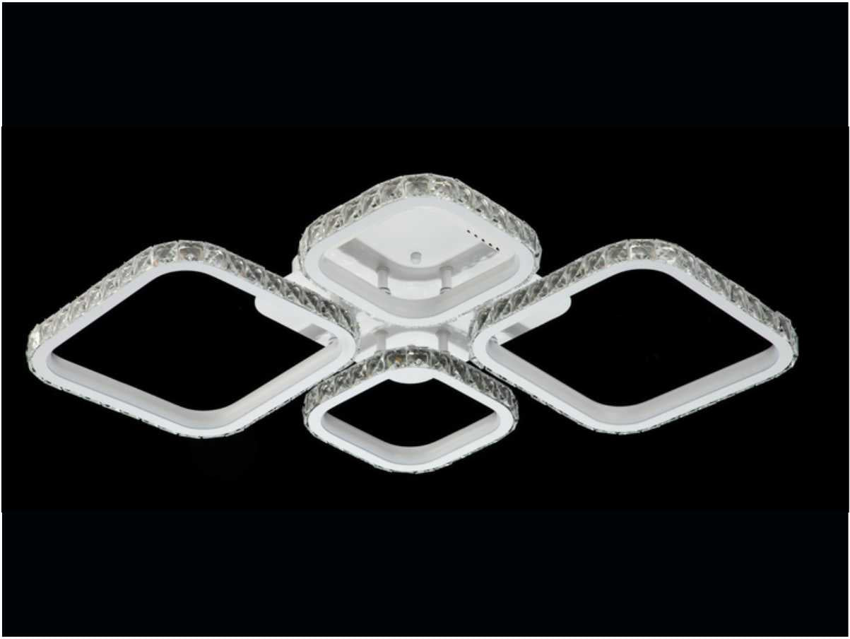 Lámpara de techo DIAMANT WH FL604-4C