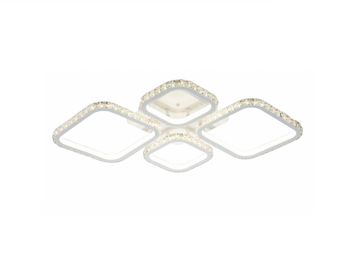Lámpara de techo DIAMANT WH FL604-4C
