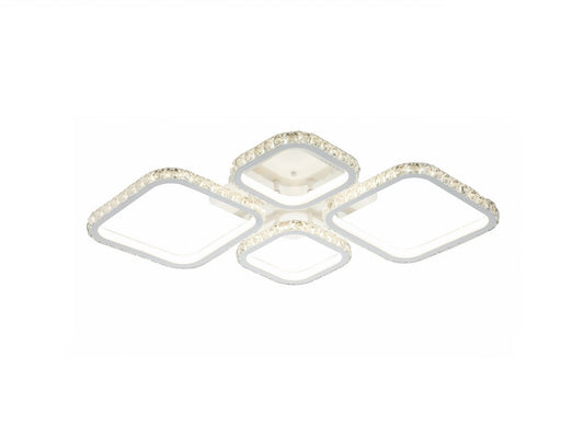 Lámpara de techo DIAMANT WH FL604-4C