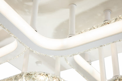 Lámpara de techo DIAMANT WH FL604-6C