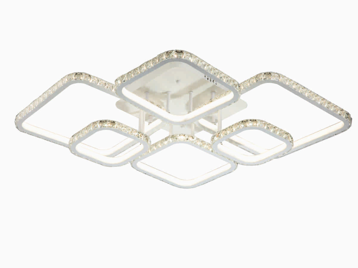 Lámpara de techo DIAMANT WH FL604-6C