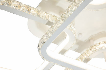 Lámpara de techo DIAMANT WH FL607-5C