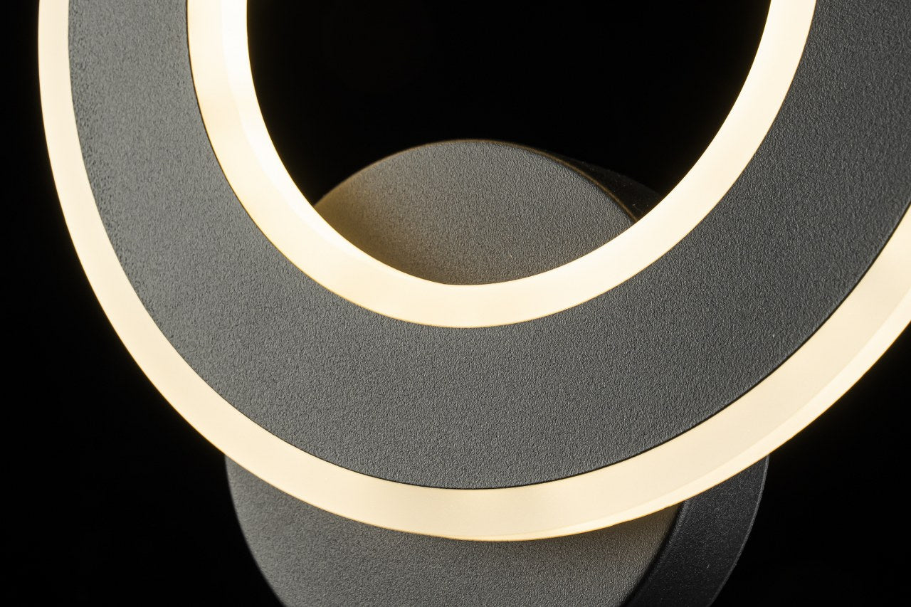 Aplique De Pared Led CCT Negro