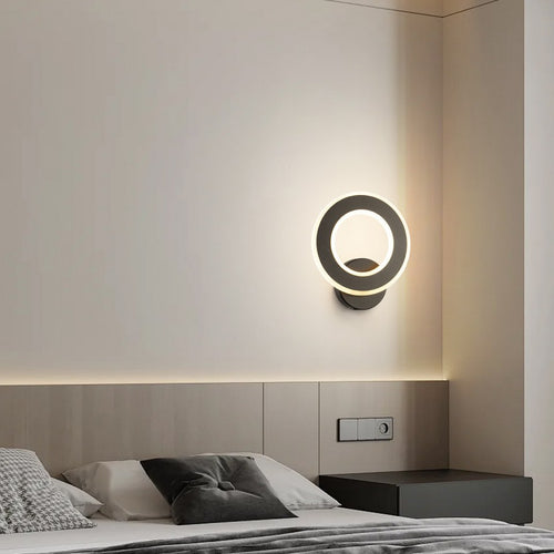 Aplique De Pared Led CCT Negro