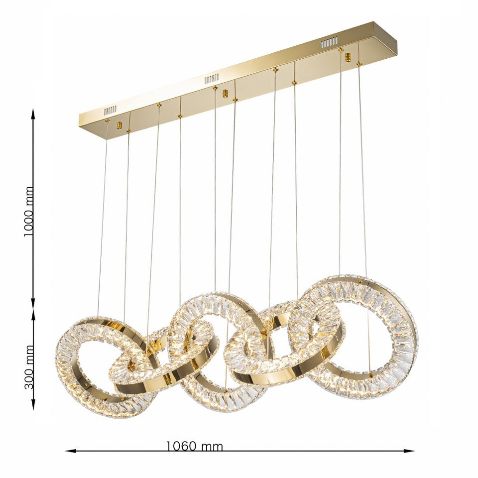 Lámpara colgante Infinity LP114-5P