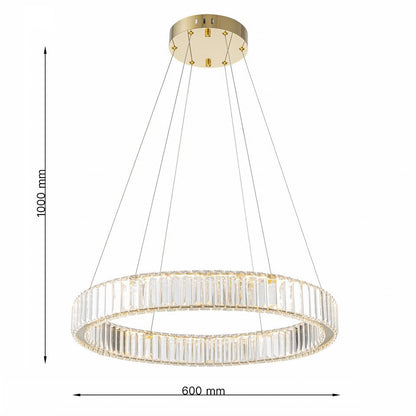 Lámpara colgante Crysto LP127-D60P