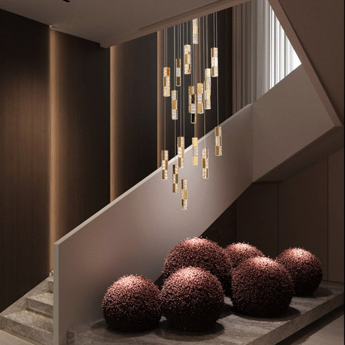 Lámpara colgante Stair LP128-18GD