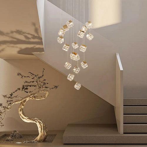 Lámpara colgante Stair LP129-18GD