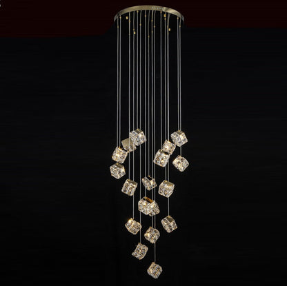 Lámpara colgante Stair LP129-18GD