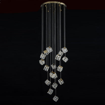 Lámpara colgante Stair LP129-18GD