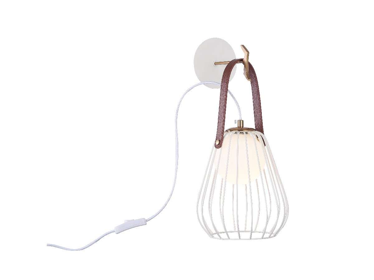 Lampara mixta de alpique  color blanco BALDI LP5001-1W-P