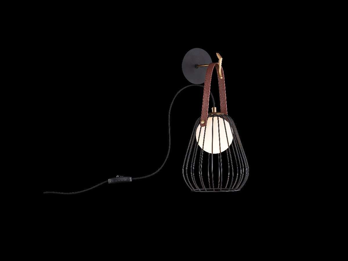 Lampara y aplique mixta color negro BALDI LP5002-1W-P