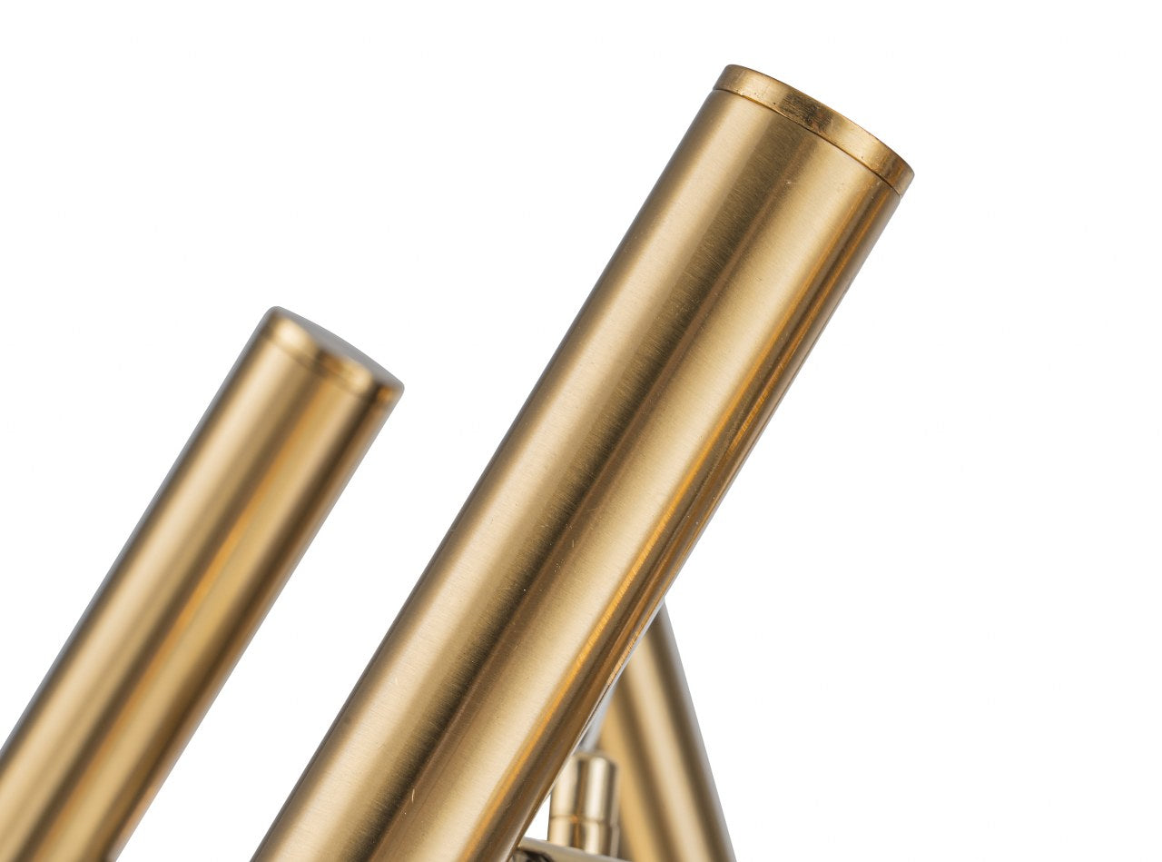 Lampara Colgante Bombilla G9 Moderna Dorado