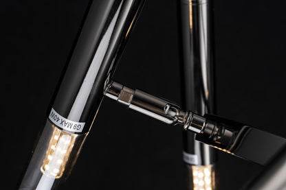 Lampara Colgante Bombilla G9 Moderna Negro