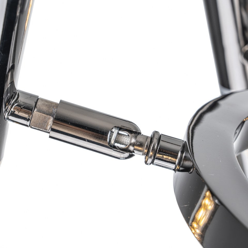 Lampara Colgante Bombilla G9 Moderna Negro