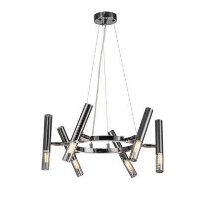 Lampara Colgante Bombilla G9 Moderna Negro