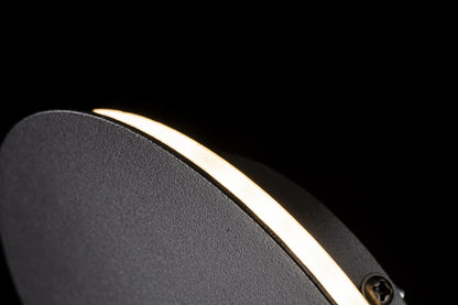 Aplique de interior Led Decorativo Moderno Negro