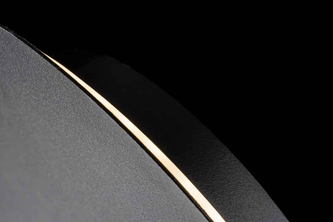 Aplique De Pared Decorativo Con Led Negro