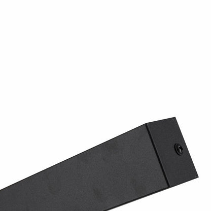 Aplique de pared con led integrado Negro