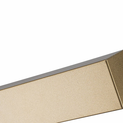 Aplique de pared con led integrado Dorado