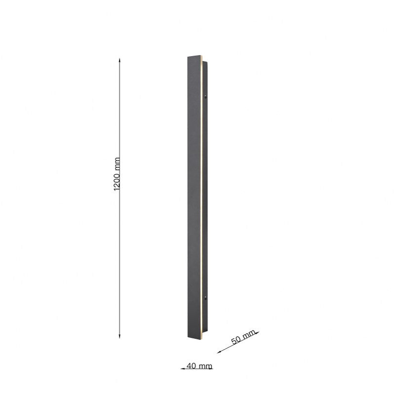 Aplique de pared 80CM CCT Negro