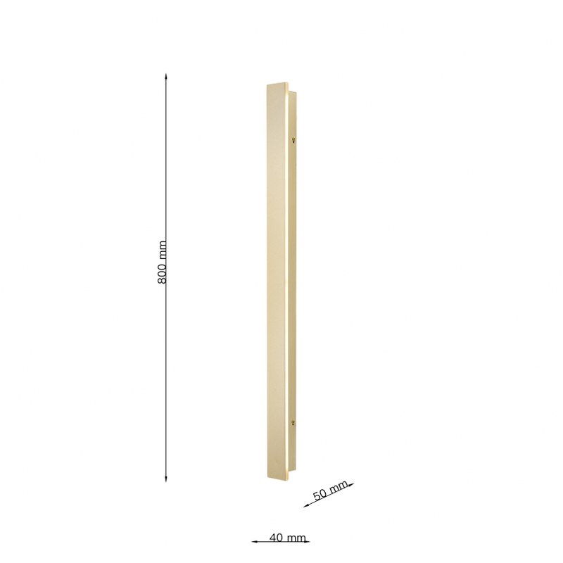 Aplique de pared 80CM CCT Dorado