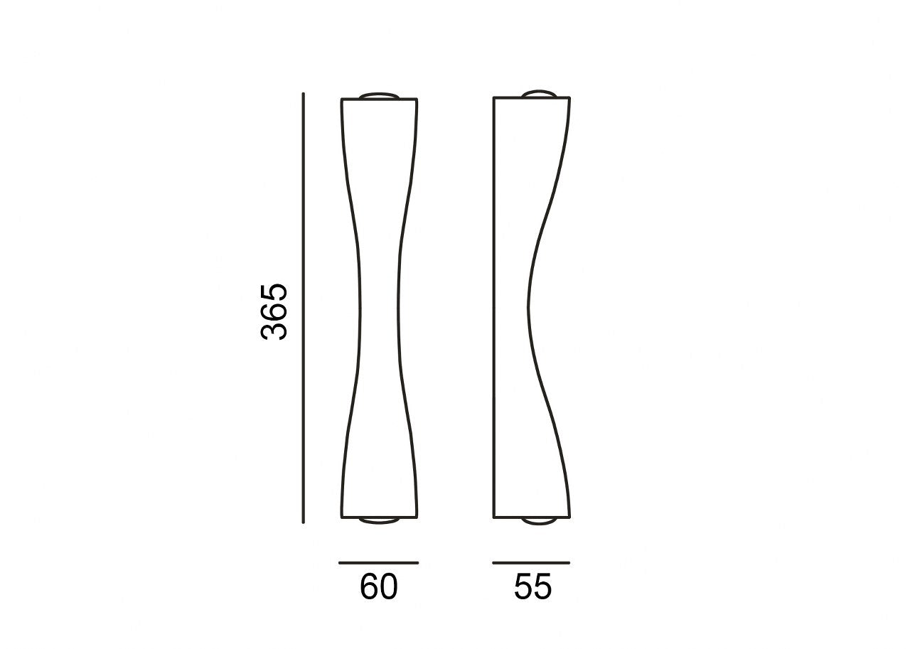 Aplique exterior CARIA Blanco